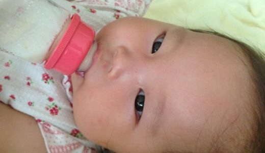 粉ミルク上級者♪