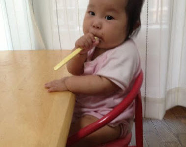 娘が「あー(ん)」て言ってくれた！！