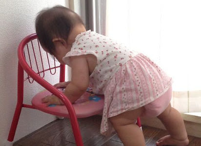 立ちっぷりが半端ない。こけっぷりも半端ない・・