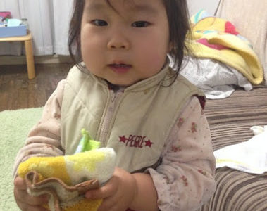 タオルがたためました！