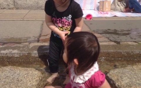 女の子ちゃんと遊びに来た！