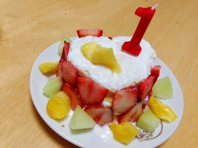 バースディ―ケーキの写真