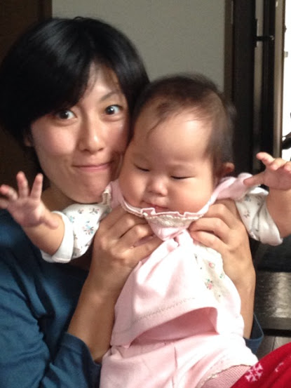 お友達と娘の写真