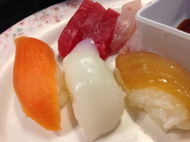 ホテルのまぐろ写真