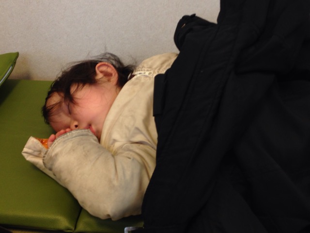 爆睡娘の写真
