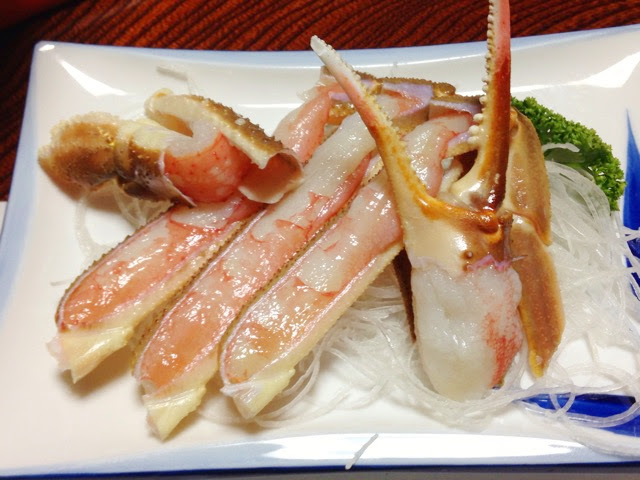 カニの刺身の写真