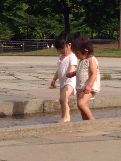 娘と女の子ちゃんの写真